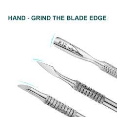 Steel nail-pushing stainless steel double-head nursing exfoliating nail manicure tool