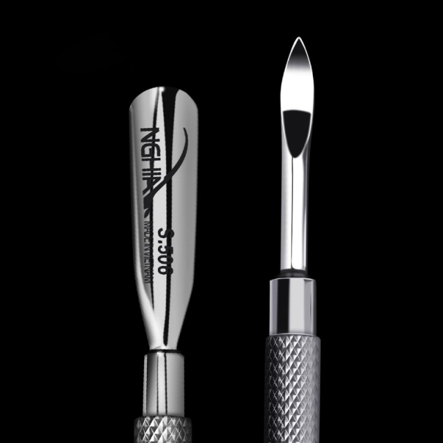 Steel nail clipper S506 stainless steel double-head care exfoliating nail manicure tool