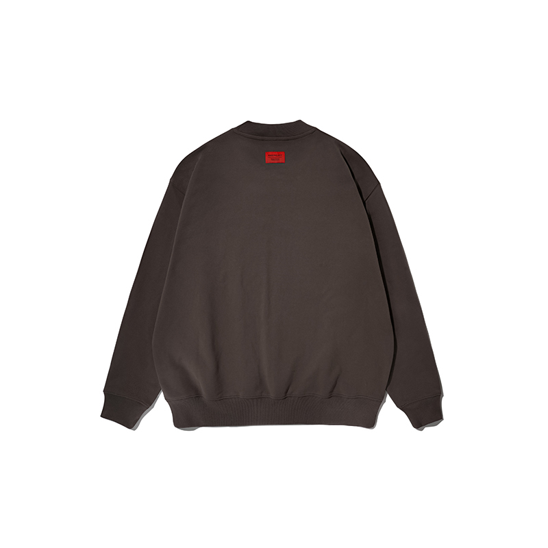 "發" round-neck sweatshirt