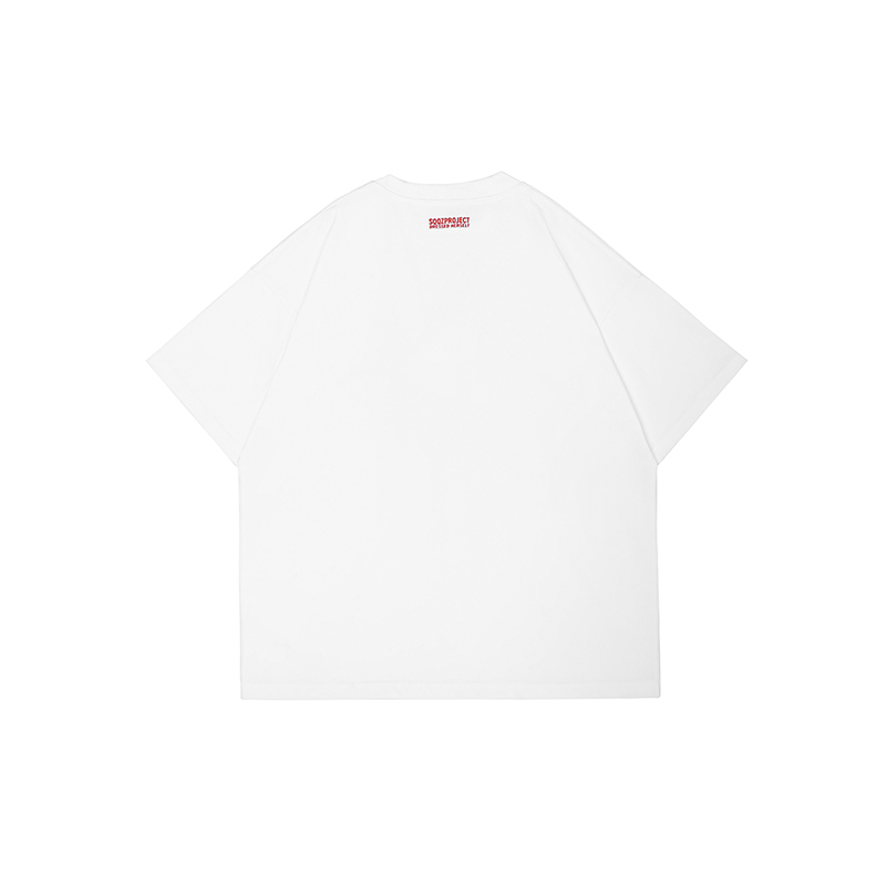 3D Strawberry Cotton Padding Oversized Crewneck Short Sleeve T-Shirt - Couples