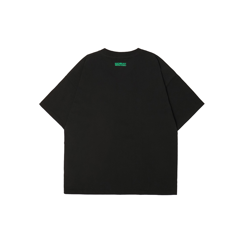 3D Clover Cotton Padding Oversized Short Sleeve T-Shirt - Couples