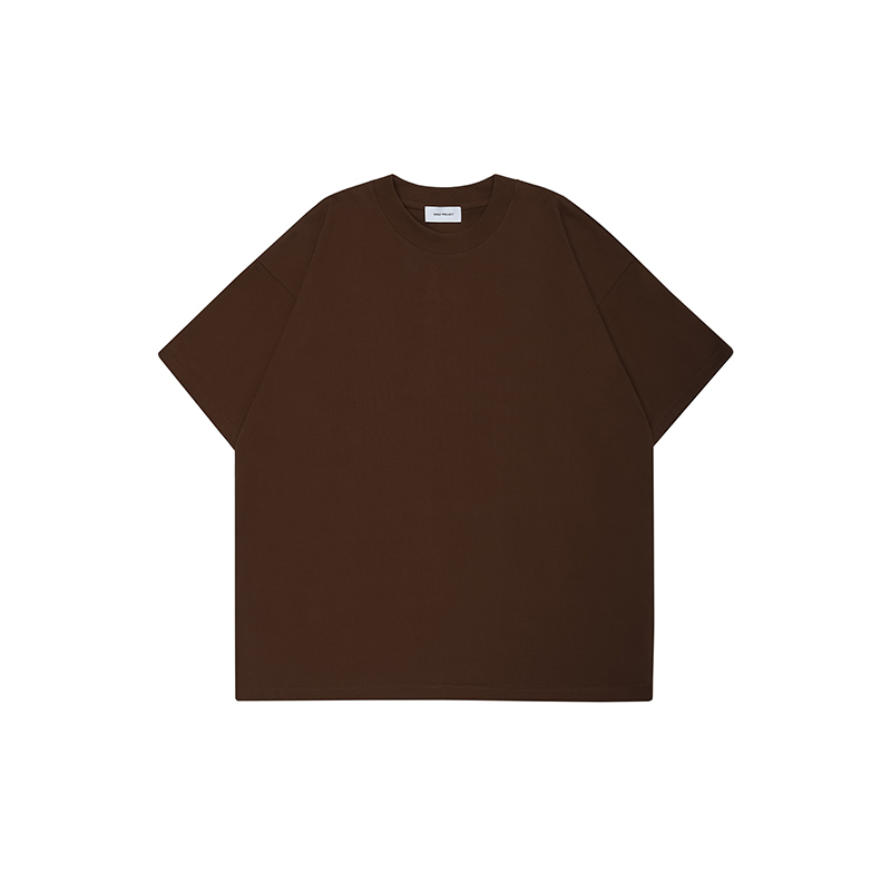 Premium 380GSM Solid Color T-shirt Minimalist Design Crewneck Unisex Oversized Fit Essential Streetwear Basic SQQZ PROJECT Original