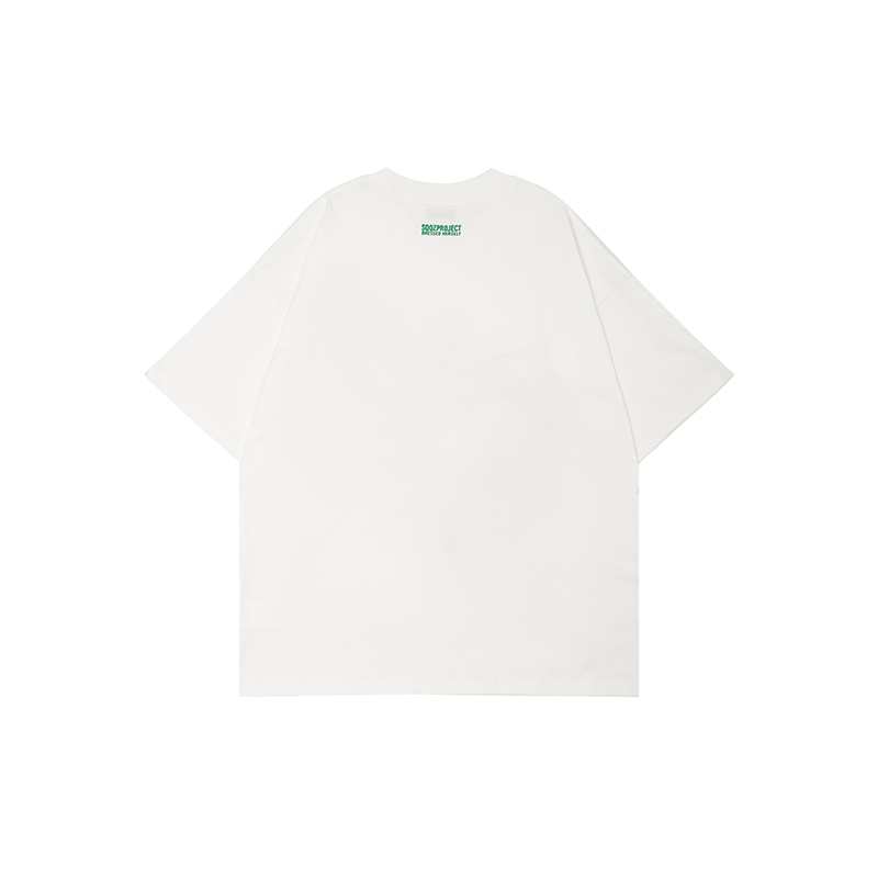 Cotton-filled 3D Raised "Correct" Symbol T-shirt Hand-printed Design Crewneck Unisex Oversized Comfort Streetwear Top SQQZ PROJECT Original