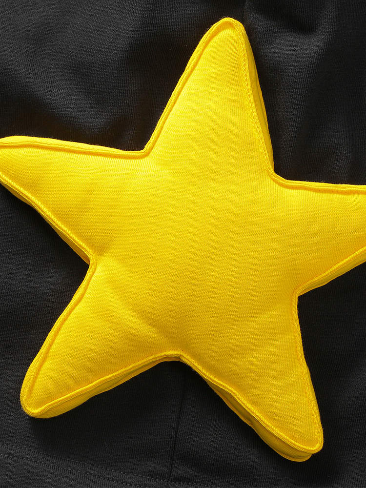 Cotton-filled 3D Stars Sweatshorts 480GSM Premium French Terry Unisex Comfort Streetwear Bottom SQQZ PROJECT Original