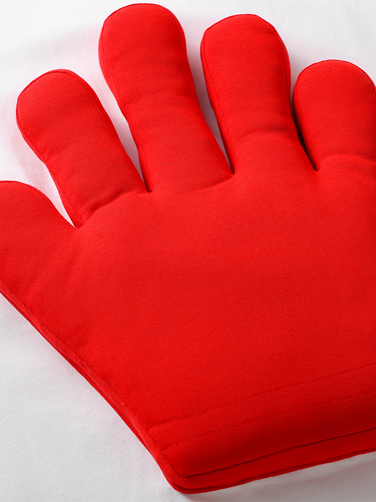 3D Palm Cotton Padding Oversized Crewneck Short Sleeve T-Shirt - Unisex