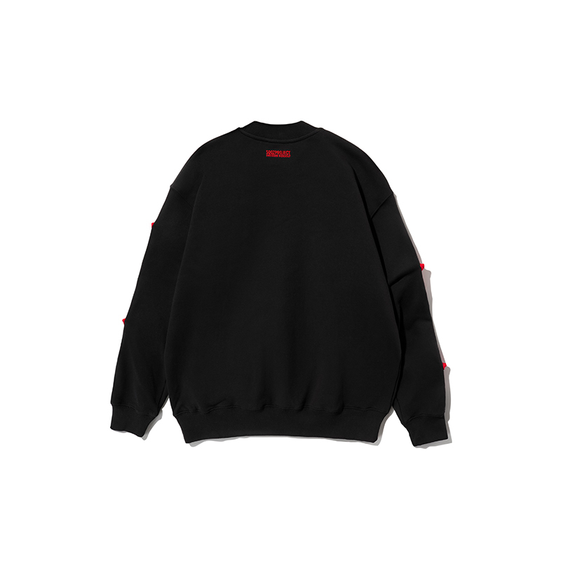 Full of stars round neck sweatshirt