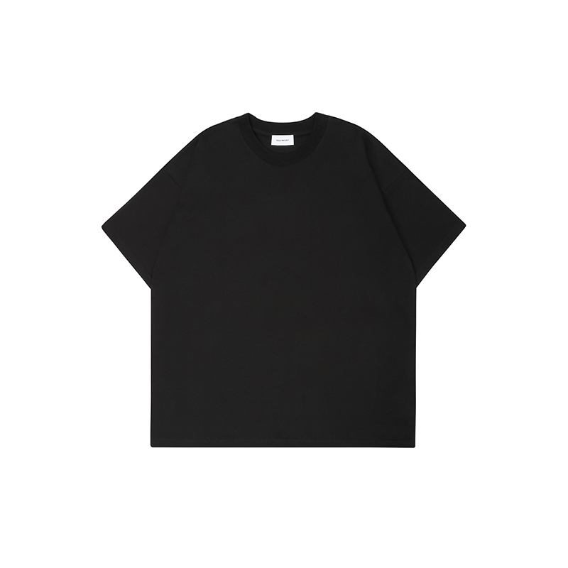 Premium 380GSM Solid Color T-shirt Minimalist Design Crewneck Unisex Oversized Fit Essential Streetwear Basic SQQZ PROJECT Original