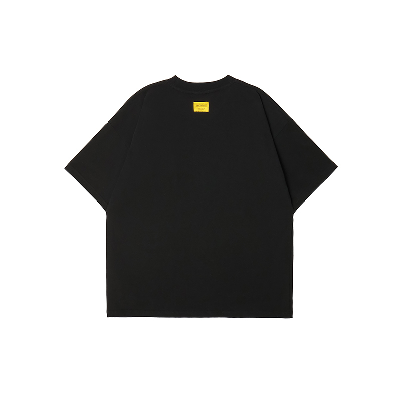 3D Star Cotton Padding Oversized Short Sleeve T-Shirt - Couples