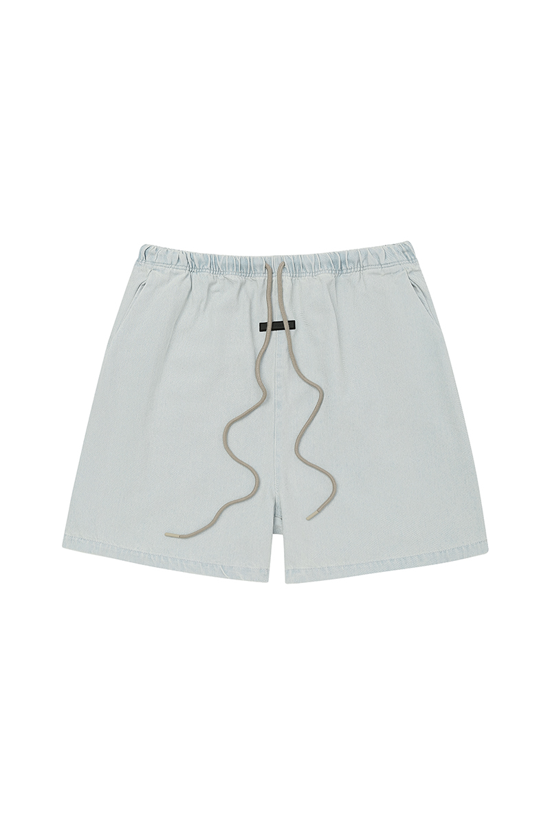 440GSM Straight Leg Denim Shorts High Street Fashion Stretch Comfort Summer Streetwear Essential SQQZ PROJECT Original