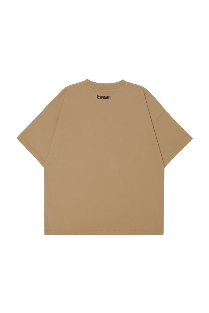 3D Percent Puff Print Oversized Crewneck Short Sleeve T-Shirt - Unisex