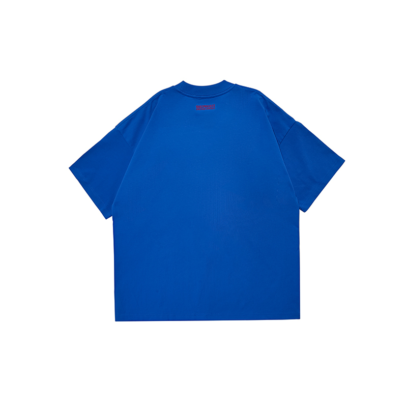 3D Heart Cotton Padding Oversized Short Sleeve T-Shirt - Couples