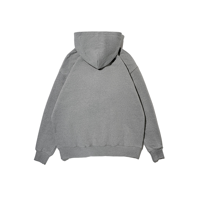 3D Single Heart Cotton Padding Oversized Crewneck Long Sleeve Sweatshirt - Unisex