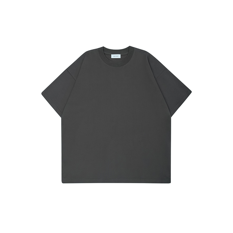 Premium 380GSM Solid Color T-shirt Minimalist Design Crewneck Unisex Oversized Fit Essential Streetwear Basic SQQZ PROJECT Original