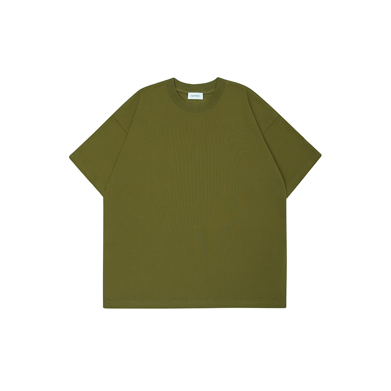 Premium 380GSM Solid Color T-shirt Minimalist Design Crewneck Unisex Oversized Fit Essential Streetwear Basic SQQZ PROJECT Original