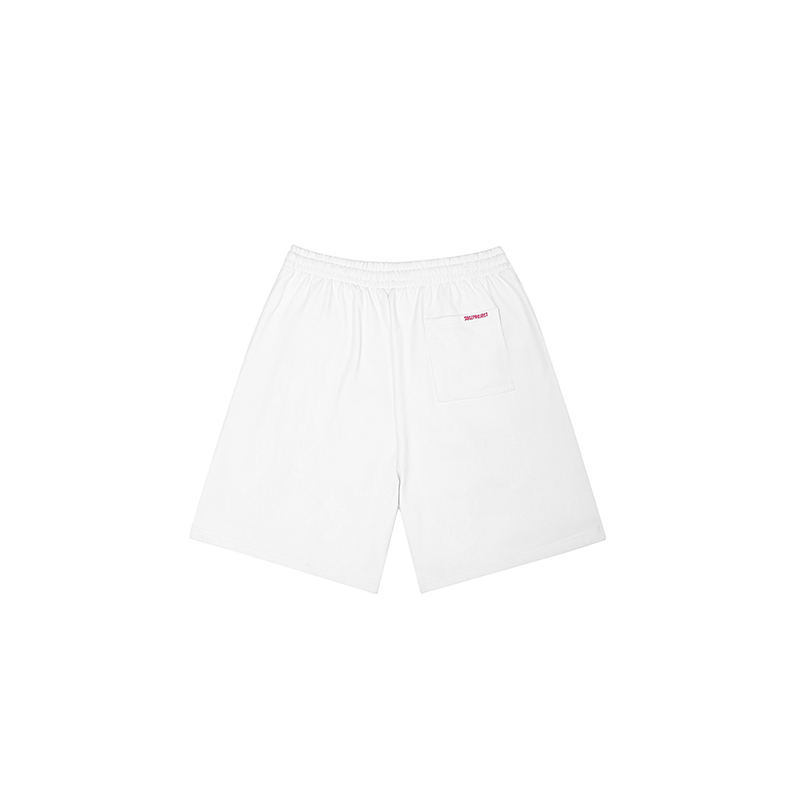 3D Multi Hearts Cotton Padding Sweatpants Shorts - Couples