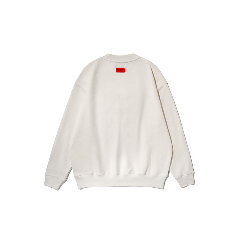 "發" round-neck sweatshirt