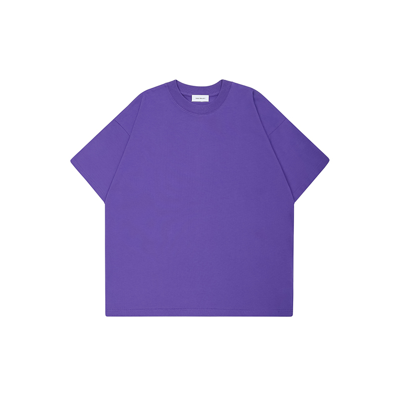 Premium 380GSM Solid Color T-shirt Minimalist Design Crewneck Unisex Oversized Fit Essential Streetwear Basic SQQZ PROJECT Original