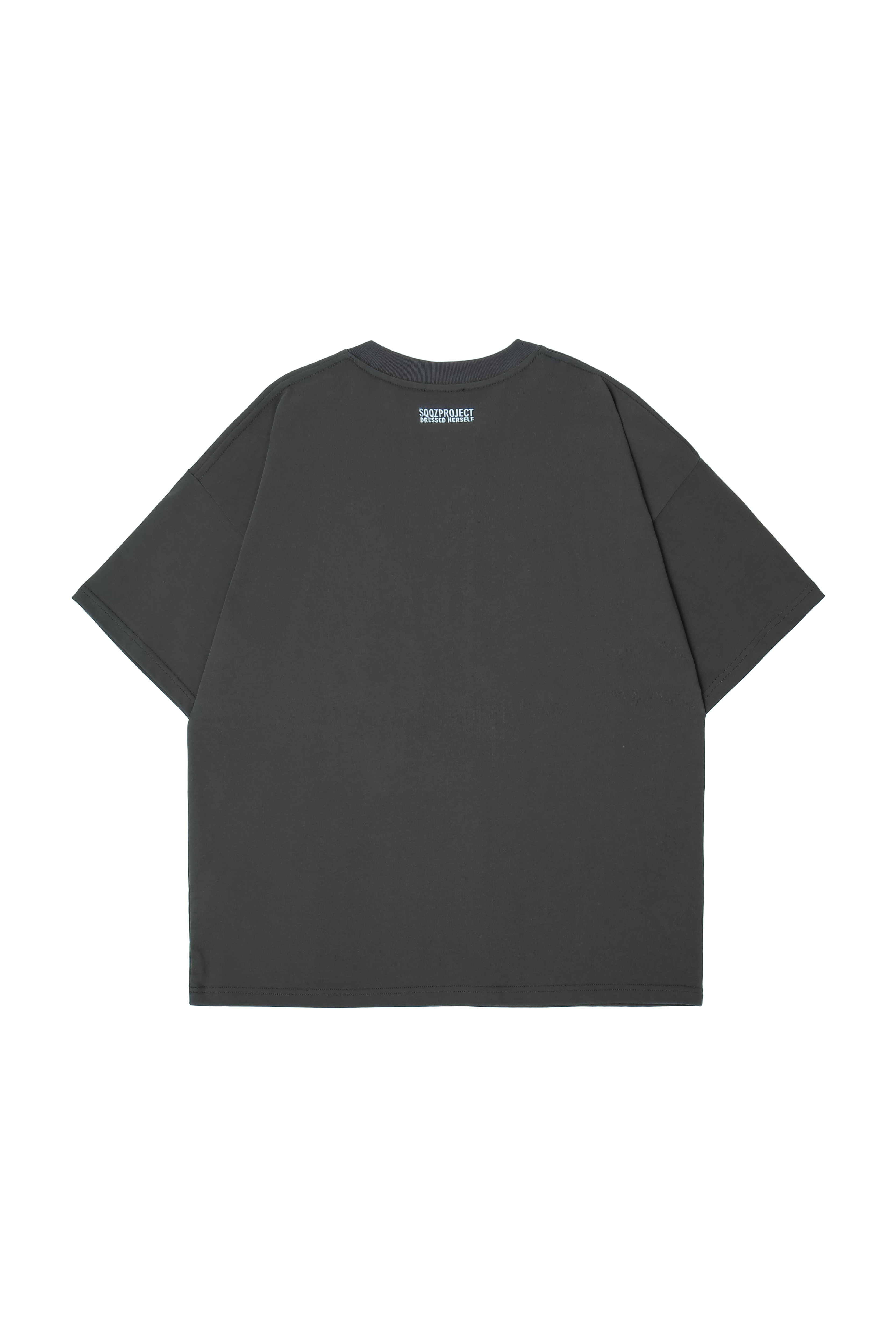 3D Percent Puff Print Oversized Crewneck Short Sleeve T-Shirt - Unisex