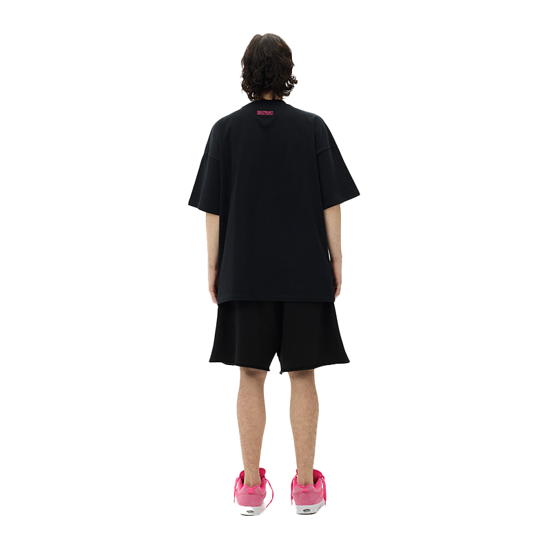 3D Letter "LOVE" Crewneck Heavyweight Oversized T-Shirt - Unisex