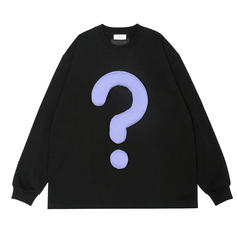 Question mark long sleeve T-shirt