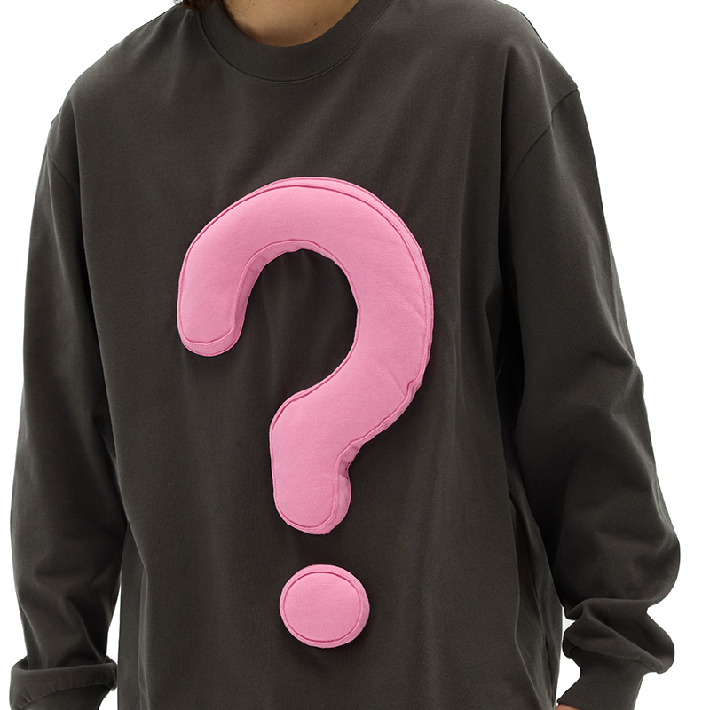 Question mark long sleeve T-shirt