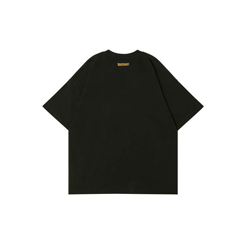 3D Question Mark Cotton Padding Oversized Crewneck Short Sleeve T-Shirt - Couples