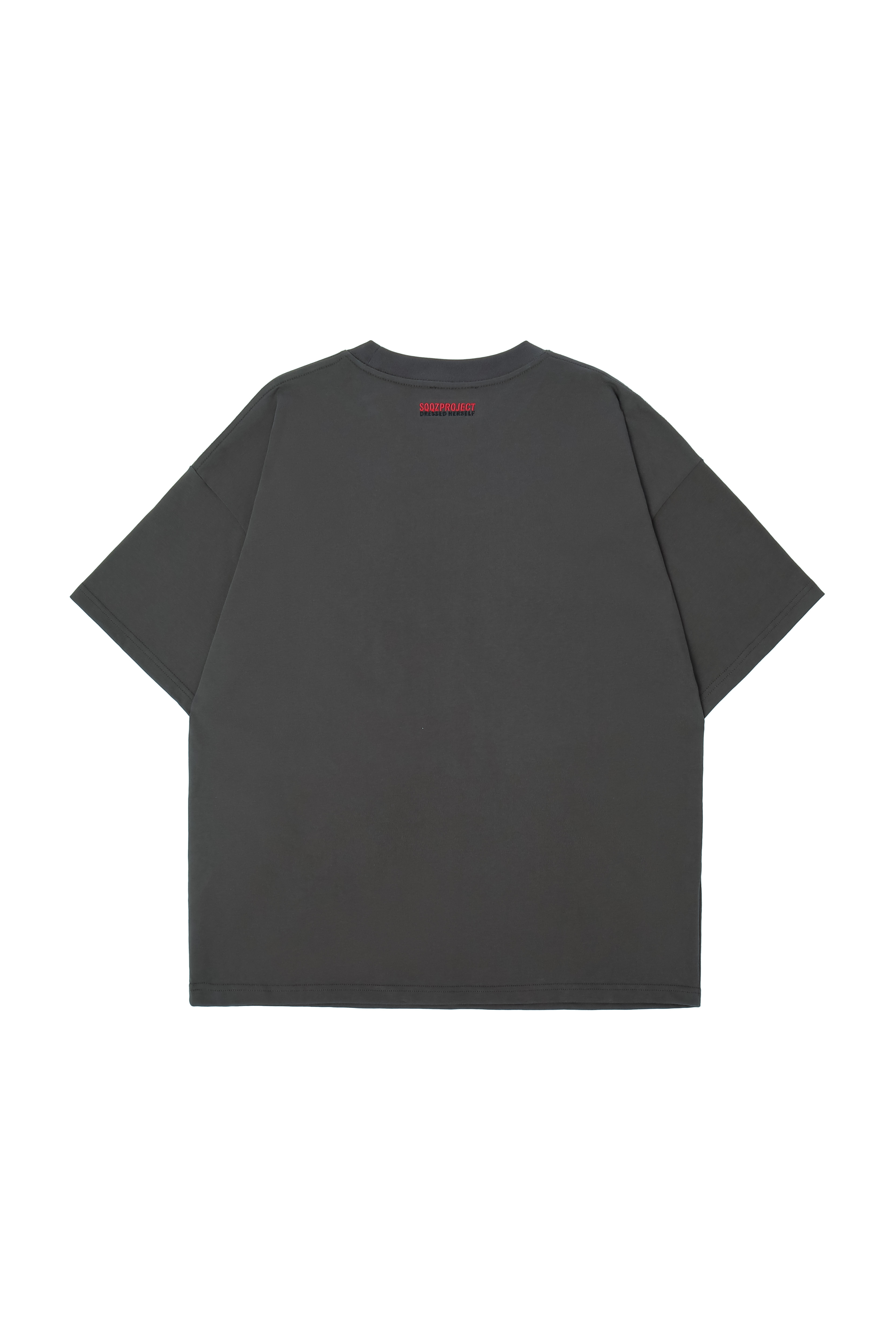 3D Poker Suits Puff Print Oversized Short Sleeve T-Shirt - Couples