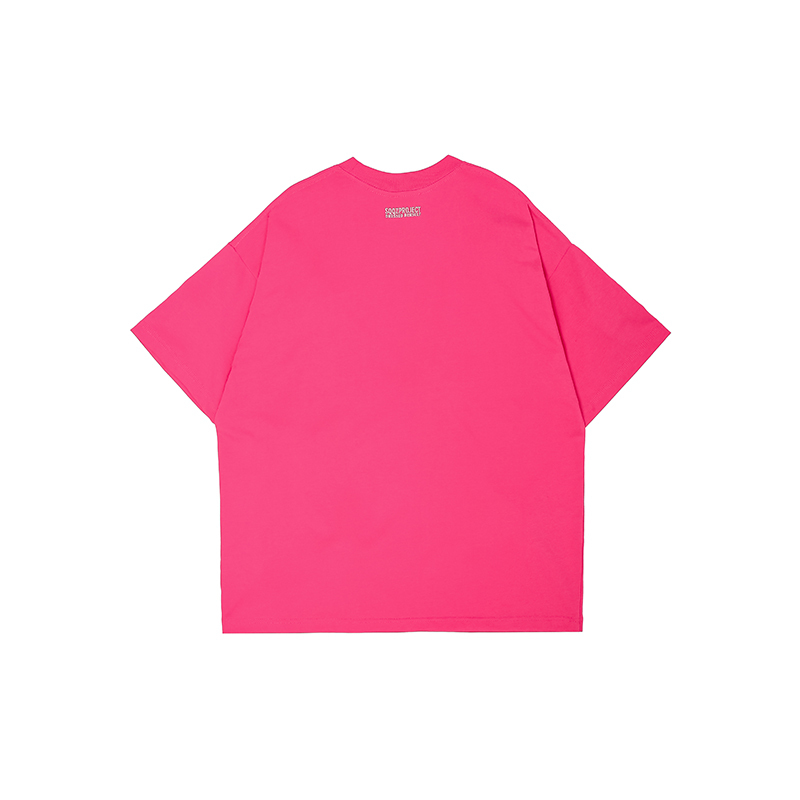 3D Stars Pattern Cotton Padding Oversized Short Sleeve T-Shirt - Couples