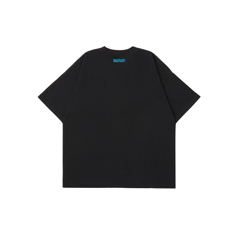 Cotton-filled 3D Raised Shark Graphic T-shirt Hand-printed Design Crewneck Unisex Oversized Comfort Streetwear Top SQQZ PROJECT Original