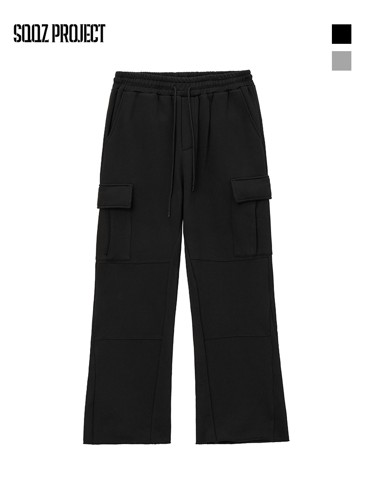480GSM Premium Jogger Pants Functional Side Pockets Relaxed Fit Unisex Casual Streetwear Bottoms SQQZ PROJECT Original