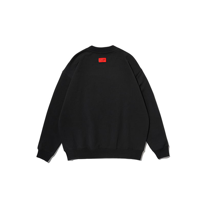 "發" round-neck sweatshirt
