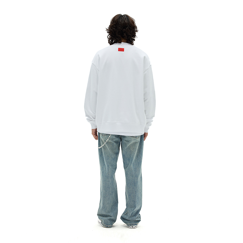Heart-shaped neckline hoodie