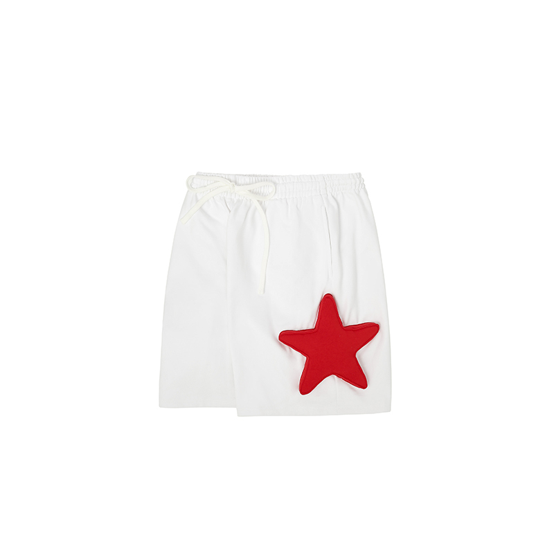 Cotton-filled 3D Stars Sweatshorts 480GSM Premium French Terry Unisex Comfort Streetwear Bottom SQQZ PROJECT Original