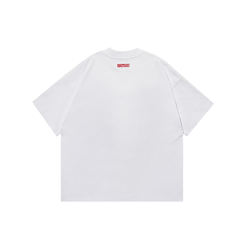 3D Chinese Character "蛇（Snake）" Crewneck Heavyweight T-Shirt