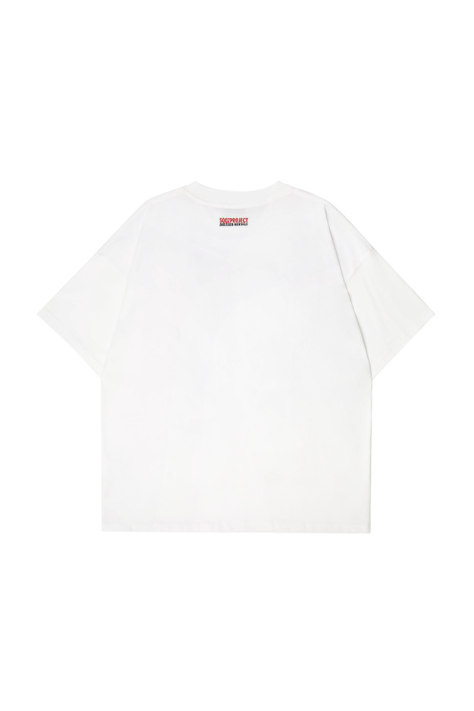 3D Poker Suits Puff Print Oversized Short Sleeve T-Shirt - Couples