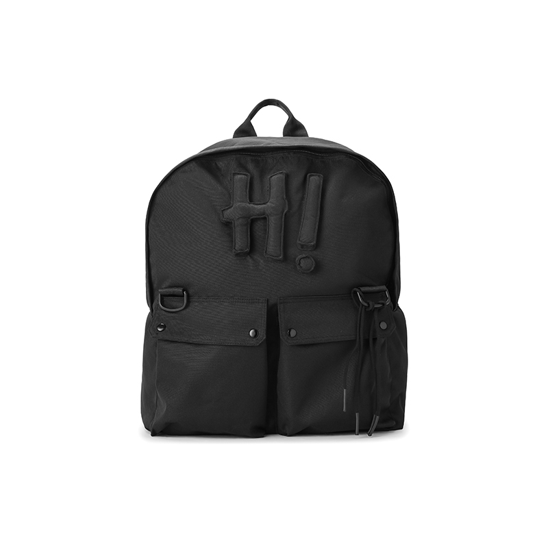 Cotton-filled 3D Raised H! Backpack Spacious Design Adjustable Straps Unisex Travel Outdoor Streetwear SQQZ PROJECT Original