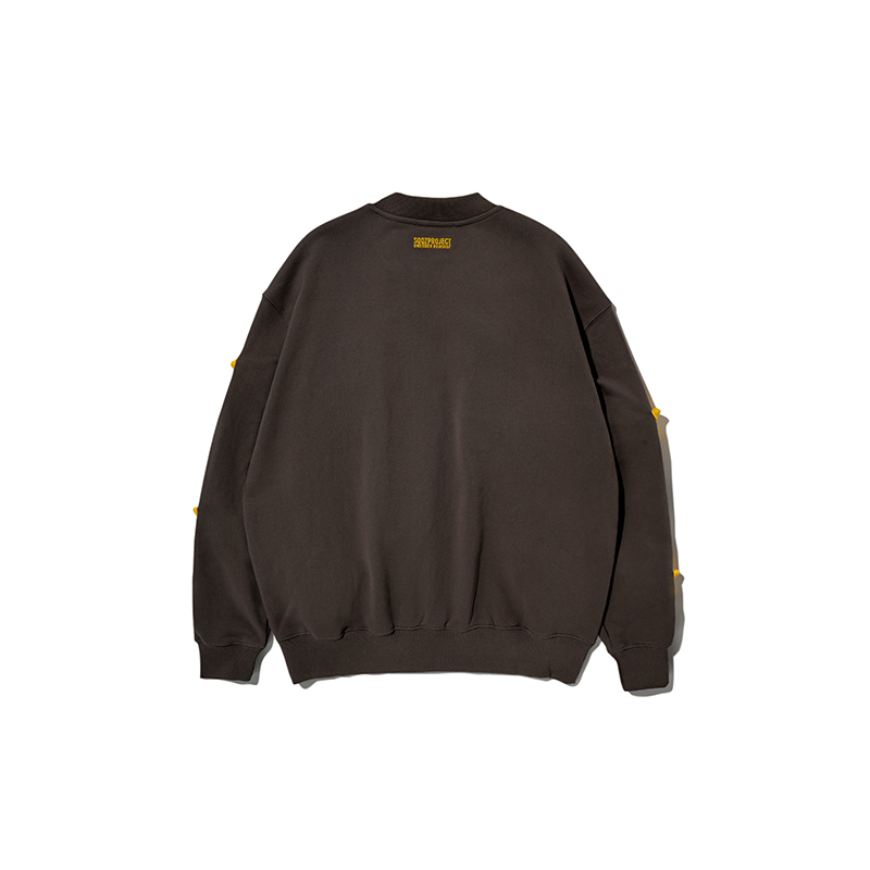 Full of stars round neck sweatshirt