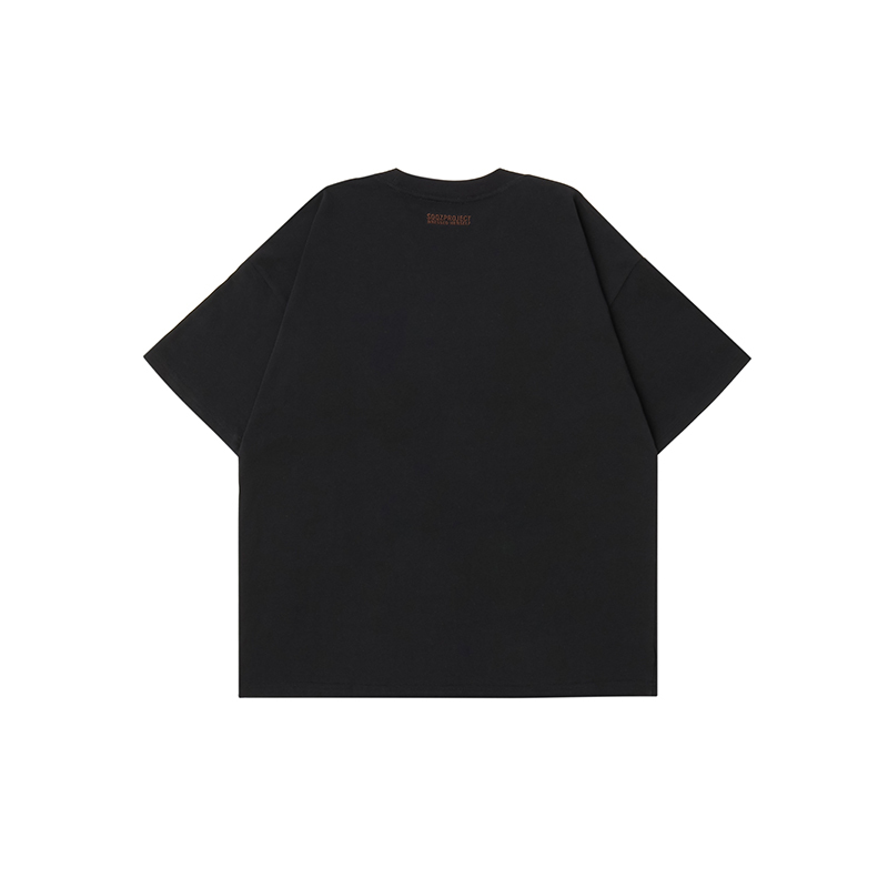 Cotton-filled 3D Raised Bone Graphic T-shirt Hand-printed Design Crewneck Unisex Oversized Comfort Streetwear Top SQQZ PROJECT Original