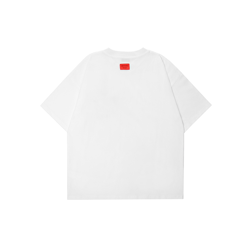 3D Star Cotton Padding Oversized Short Sleeve T-Shirt - Couples