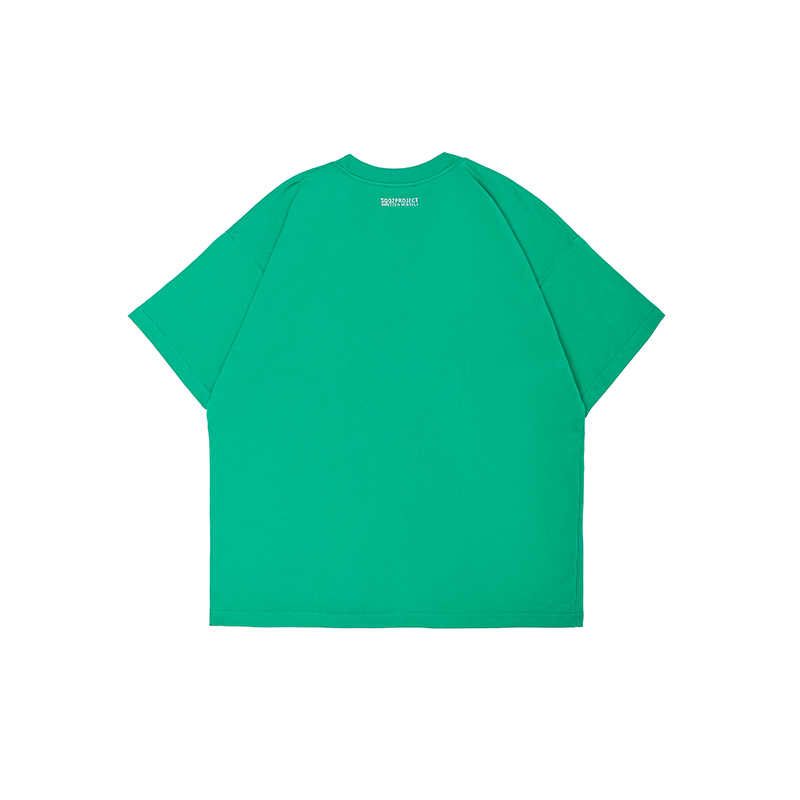 Color Block 3D Star Cotton Padding Oversized Short Sleeve T-Shirt - Unisex