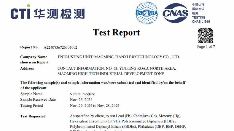 The report
