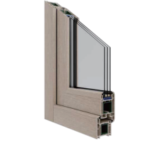 Rice Fiber 65 Series Door And Window Profiles