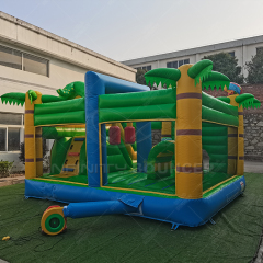 Wholesale Price Factory Direct sale Monkey Inflatable Combo With Slide Bounce House