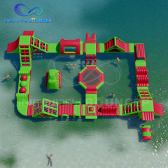 Customized Inflatable Floating Water Parks  Aqua Park Game Obstacle Water Park