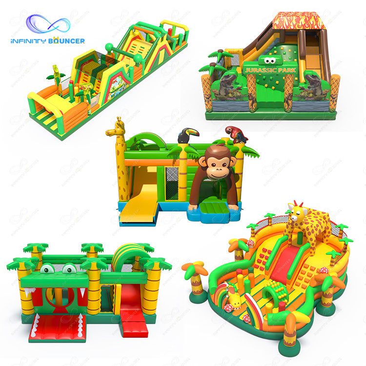 Inflatable Combo | Forest-Themed Inflatable Playground | Infinity Bouncer