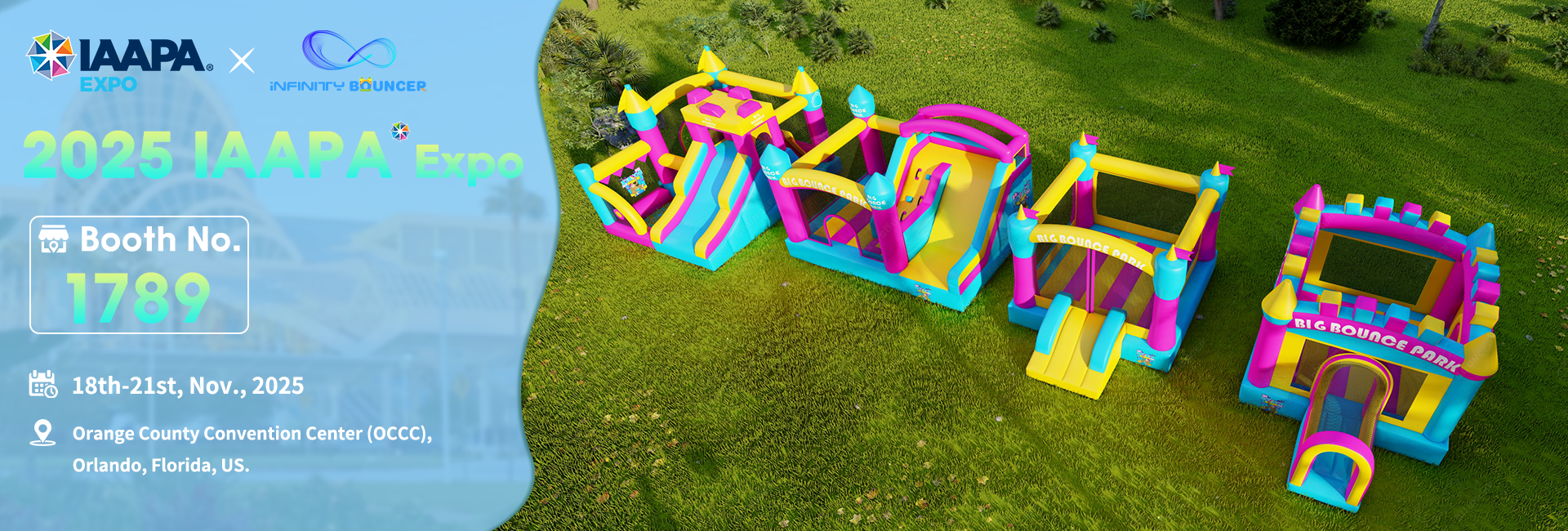 Infinity Bouncepark at IAAPA Expo 2025 - Booth 1789 | Best Commercial ...