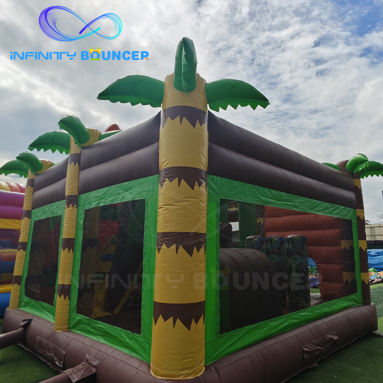 Dinosaur Inflatable Combo | Bounce, Climb & Slide for Rentals | Infinity Bouncerpark