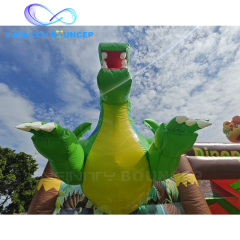 Dinosaur Inflatable Combo | Bounce, Climb & Slide for Rentals | Infinity Bouncerpark