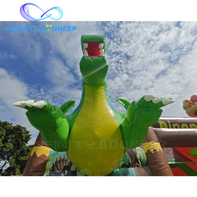 Dinosaur Inflatable Combo | Bounce, Climb & Slide for Rentals | Infinity Bouncerpark