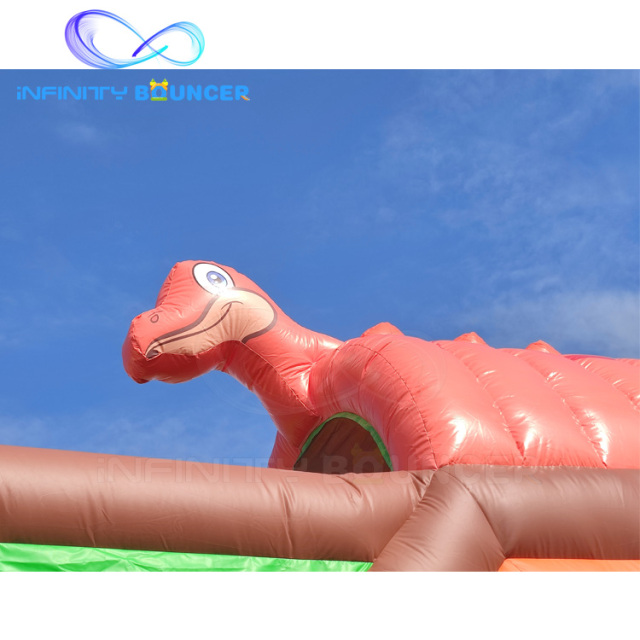 Flaming Pterosaur Inflatable Combo | Bounce, Climb & Slide | Infinity Bouncerpark